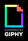 Powered by Giphy Badge